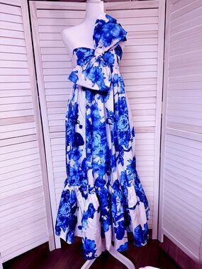NWOT Anthropologie Atsu Sally Bow Dress Sz XSP